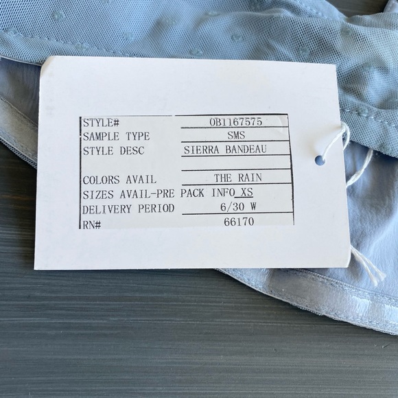 Free People Sierra Bandeau Wireless Bra NWT XS - Picture 11 of 11